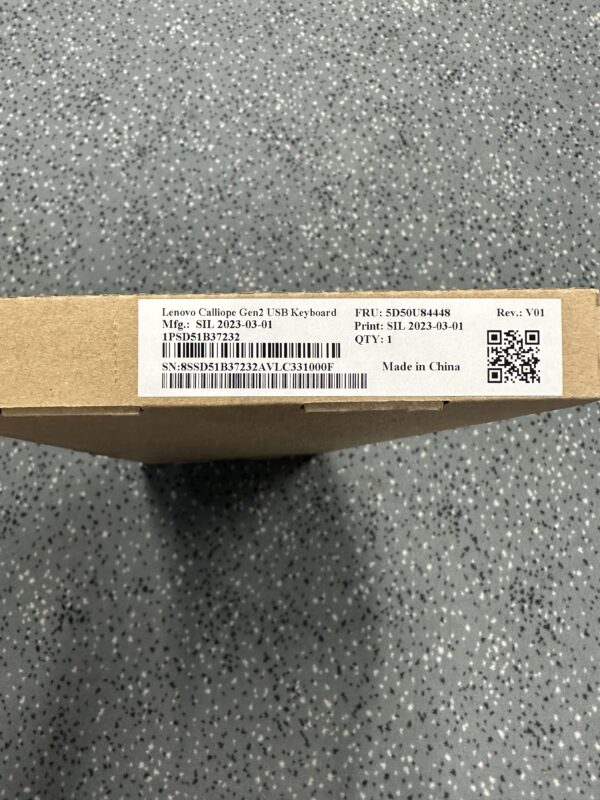 Tastatur - Lenovo Calliope QWERTZ (OVP) – Bild 2